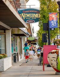 Downtown Sidewalk